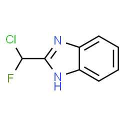 ChemSpider 2D Image | 2-[Chloro(fluoro)methyl]-1H-benzimidazole | C8H6ClFN2