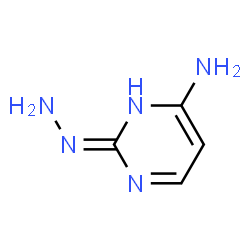 ChemSpider 2D Image | 2-Hydrazino-4-pyrimidinamine | C4H7N5