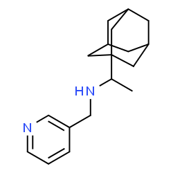 ChemSpider 2D Image | 1-(Adamantan-1-yl)-N-(3-pyridinylmethyl)ethanamine | C18H26N2