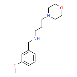 ChemSpider 2D Image | N-(3-Methoxybenzyl)-3-(4-morpholinyl)-1-propanamine | C15H24N2O2
