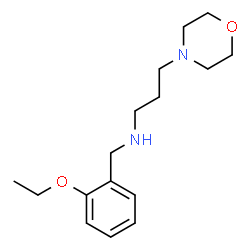 ChemSpider 2D Image | N-(2-Ethoxybenzyl)-3-(4-morpholinyl)-1-propanamine | C16H26N2O2