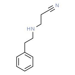 ChemSpider 2D Image | 3-Phenethylamino-propionitrile | C11H14N2
