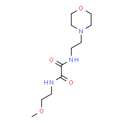 ChemSpider 2D Image | N-(2-Methoxyethyl)-N'-[2-(4-morpholinyl)ethyl]ethanediamide | C11H21N3O4