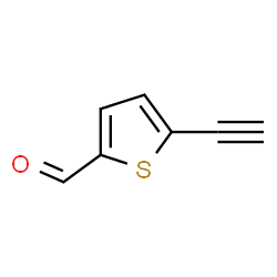 ChemSpider 2D Image | 5-Ethynyl-2-thiophenecarbaldehyde | C7H4OS