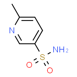 ChemSpider 2D Image | 6-Methyl-3-pyridinesulfonamide | C6H8N2O2S