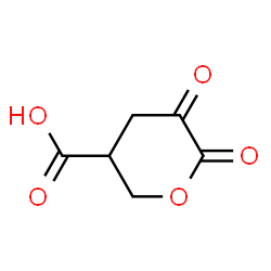 ChemSpider 2D Image | 5,6-Dioxotetrahydro-2H-pyran-3-carboxylic acid | C6H6O5