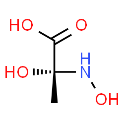 ChemSpider 2D Image | N,2-Dihydroxy-L-alanine | C3H7NO4