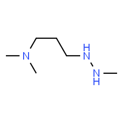 ChemSpider 2D Image | N,N-Dimethyl-3-(2-methylhydrazino)-1-propanamine | C6H17N3