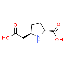 ChemSpider 2D Image | (5R)-5-(Carboxymethyl)-D-proline | C7H11NO4