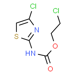 ChemSpider 2D Image | 2-Chloroethyl (4-chloro-1,3-thiazol-2-yl)carbamate | C6H6Cl2N2O2S