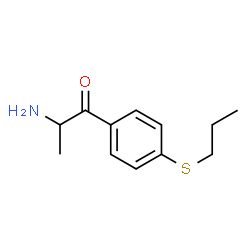 ChemSpider 2D Image | 2-Amino-1-[4-(propylsulfanyl)phenyl]-1-propanone | C12H17NOS