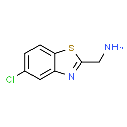 ChemSpider 2D Image | (5-Chlorobenzo[d]thiazol-2-yl)methanamine | C8H7ClN2S