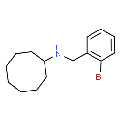 ChemSpider 2D Image | N-(2-Bromobenzyl)cyclooctanamine | C15H22BrN