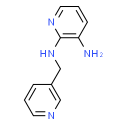 ChemSpider 2D Image | N~2~-(3-Pyridinylmethyl)-2,3-pyridinediamine | C11H12N4