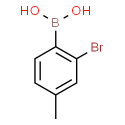 ChemSpider 2D Image | (2-Bromo-4-methylphenyl)boronic acid | C7H8BBrO2