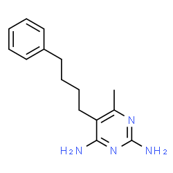 ChemSpider 2D Image | 6-Methyl-5-(4-phenylbutyl)-2,4-pyrimidinediamine | C15H20N4