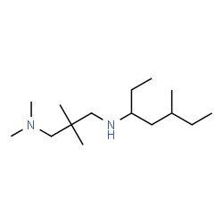 ChemSpider 2D Image | N,N,2,2-Tetramethyl-N'-(5-methyl-3-heptanyl)-1,3-propanediamine | C15H34N2