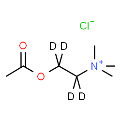 ChemSpider 2D Image | Acetylcholine-1,1,2,2-d4 Chloride | C7H12D4ClNO2