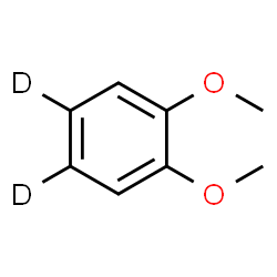 ChemSpider 2D Image | 1,2-Dimethoxybenzene-4,5-d2 | C8H8D2O2