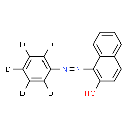 ChemSpider 2D Image | 1-[(~2~H_5_)Phenyldiazenyl]-2-naphthol | C16H7D5N2O