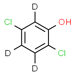ChemSpider 2D Image | 2,5-Dichloro(~2~H_3_)phenol | C6HD3Cl2O