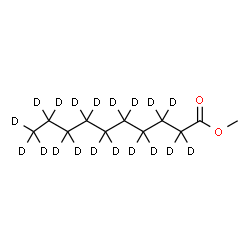 ChemSpider 2D Image | Methyl (~2~H_19_)decanoate | C11H3D19O2