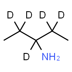 ChemSpider 2D Image | 3-(2,2,3,4,4-~2~H_5_)Pentanamine | C5H8D5N