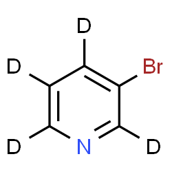 ChemSpider 2D Image | 3-Bromopyridine-d4 | C5D4BrN