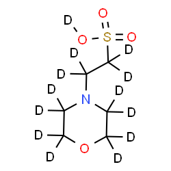 ChemSpider 2D Image | MES-D13 | C6D13NO4S