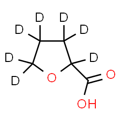 ChemSpider 2D Image | (~2~H_7_)Tetrahydro-2-furancarboxylic acid | C5HD7O3
