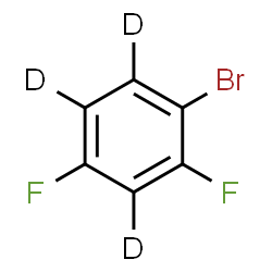 ChemSpider 2D Image | 1-Bromo-2,4-difluoro(~2~H_3_)benzene | C6D3BrF2