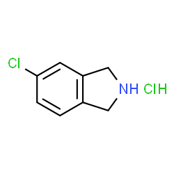 ChemSpider 2D Image | 5-chloroisoindoline hydrochloride | C8H9Cl2N
