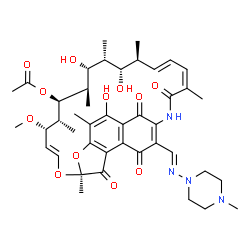 ChemSpider 2D Image | Rifampicin quinone | C43H56N4O12
