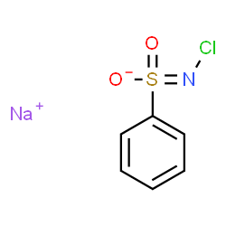 ChemSpider 2D Image | sodium N-chlorobenzenesulfonimidate | C6H5ClNNaO2S