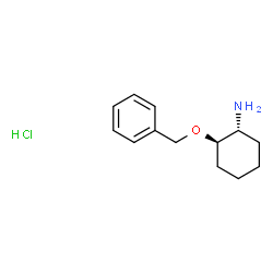 ChemSpider 2D Image | (1R,2R)-2-(Benzyloxy)cyclohexanamine hydrochloride (1:1) | C13H20ClNO
