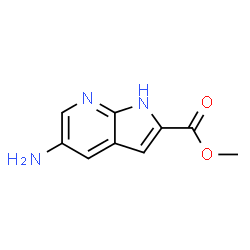 ChemSpider 2D Image | methyl 5-amino-1H-pyrrolo[2,3-b]pyridine-2-carboxylate | C9H9N3O2