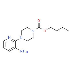 ChemSpider 2D Image | 1-Boc-4-(3-Aminopyridin-2-yl)piperazine | C14H22N4O2