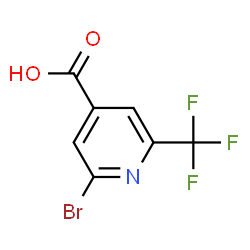 ChemSpider 2D Image | 2-Bromo-6-(trifluoromethyl)isonicotinic acid | C7H3BrF3NO2
