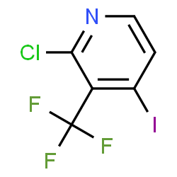 ChemSpider 2D Image | 2-Chloro-4-iodo-3-(trifluoromethyl)pyridine | C6H2ClF3IN