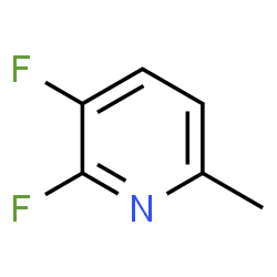 ChemSpider 2D Image | 2,3-Difluoro-6-methylpyridine | C6H5F2N