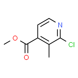 ChemSpider 2D Image | Methyl 2-chloro-3-methylisonicotinate | C8H8ClNO2