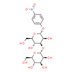 ChemSpider 2D Image | 4-Nitrophenyl 3-O-alpha-D-mannopyranosyl-alpha-D-mannopyranoside | C18H25NO13