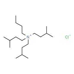 ChemSpider 2D Image | N-Butyl-3-methyl-N,N-bis(3-methylbutyl)-1-butanaminium chloride | C19H42ClN
