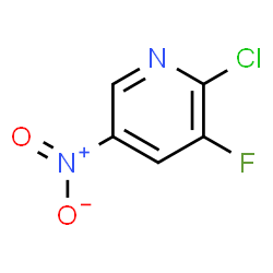 ChemSpider 2D Image | 2-Chloro-3-fluoro-5-nitropyridine | C5H2ClFN2O2