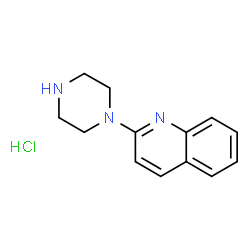 ChemSpider 2D Image | 2-(piperazin-1-yl)quinoline hydrochloride | C13H16ClN3