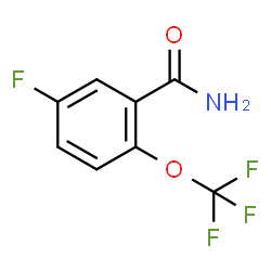 ChemSpider 2D Image | 5-Fluoro-2-(trifluoromethoxy)benzamide | C8H5F4NO2