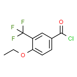 ChemSpider 2D Image | 4-Ethoxy-3-(trifluoromethyl)benzoyl chloride | C10H8ClF3O2