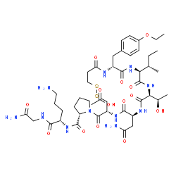 ChemSpider 2D Image | Atosiban Acetate | C45H71N11O14S2
