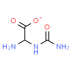 ChemSpider 2D Image | Amino(carbamoylamino)acetate | C3H6N3O3