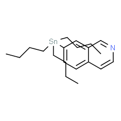 ChemSpider 2D Image | 7-(Tributylstannyl)isoquinoline | C21H33NSn